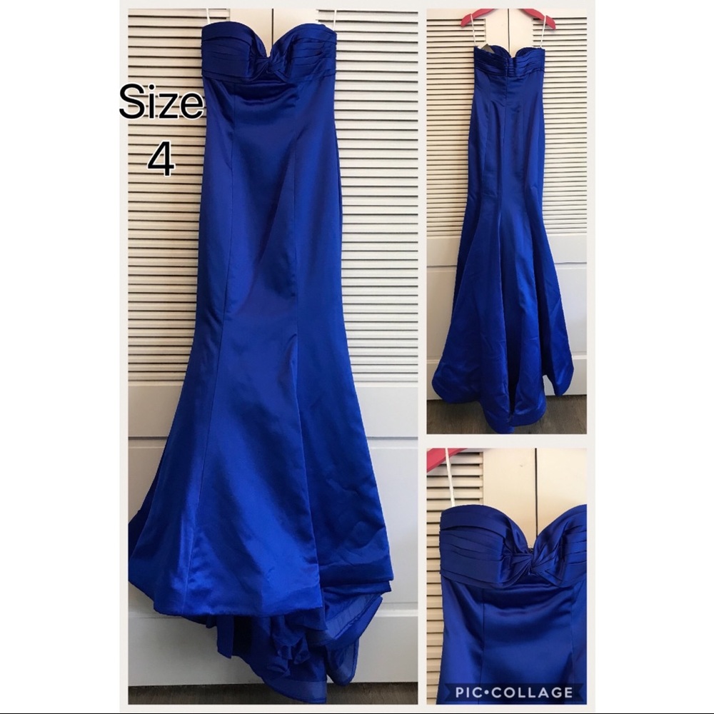 Sherri Hill Blue Evening Gown